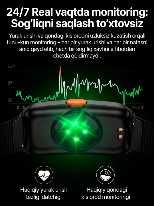 Умный фитнес браслет, аналог Whoop с мониторингом здоровья, X6
