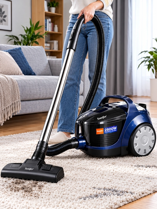 Мощный пылесос Sonifer SF-2222 (2800 Вт, объем 4Л, с гарантией 1 год)