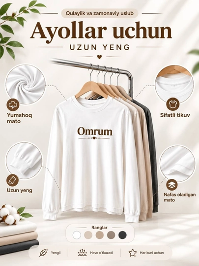 Ayollar uchun sviter 48-50 ga tushadi - 