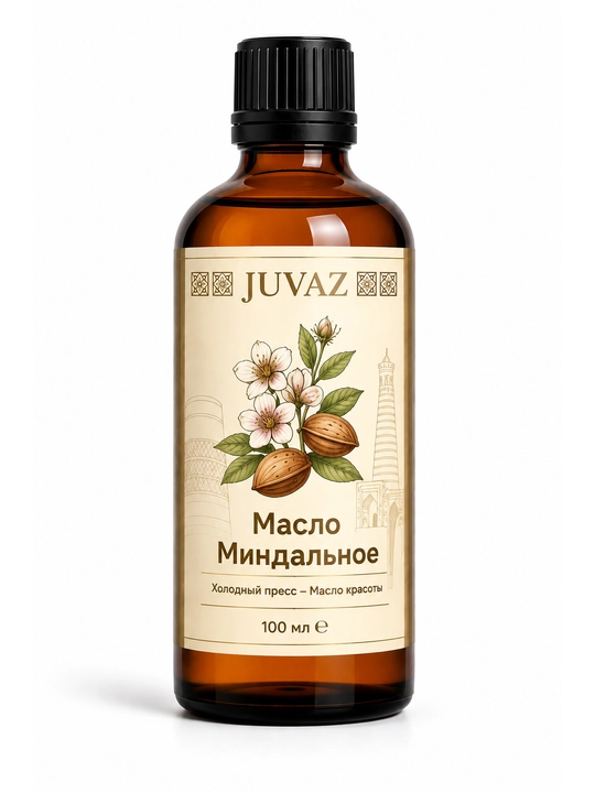 Bodom yog‘i JUVAZ, sovuq preslangan, 100% tabiiy, 100 ml