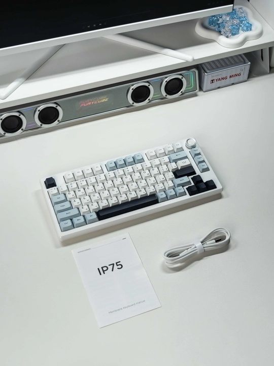 Игровая клавиатура FURYCUBE IP75, мембранная, для ПК и ноутбука, RGB