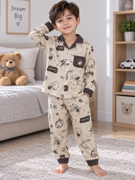 Детская пижама для мальчика, мягкая хлопковая пижамка, комплект 1–5 лет