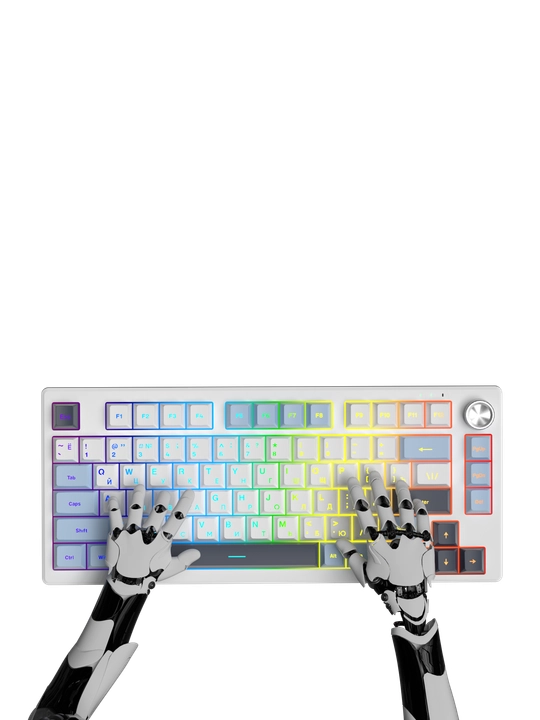 Игровая клавиатура FURYCUBE IP75, мембранная, для ПК и ноутбука, RGB