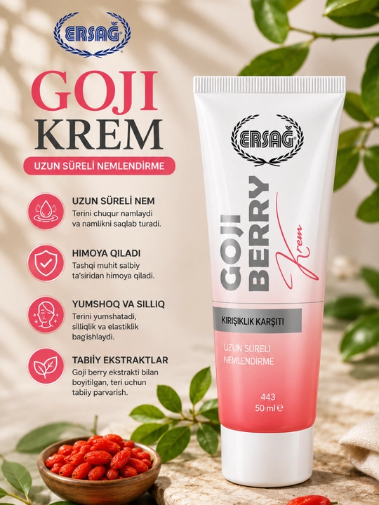 ERSAG Goji Berry крем 50 мл против морщин длительное увлажнение лица
