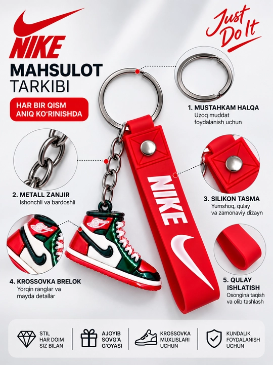 Kalitlar, sumka va ryukzak uchun tasmali va multqahramon figura tushirilgan silikon brelok