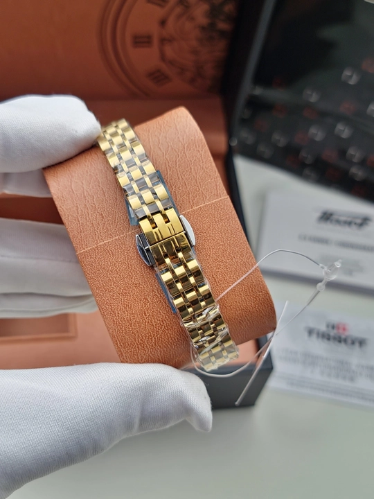 Ayollar qo‘l soati Tissot 1853, kvarts mexanizmli, metall remishokli klassik soat