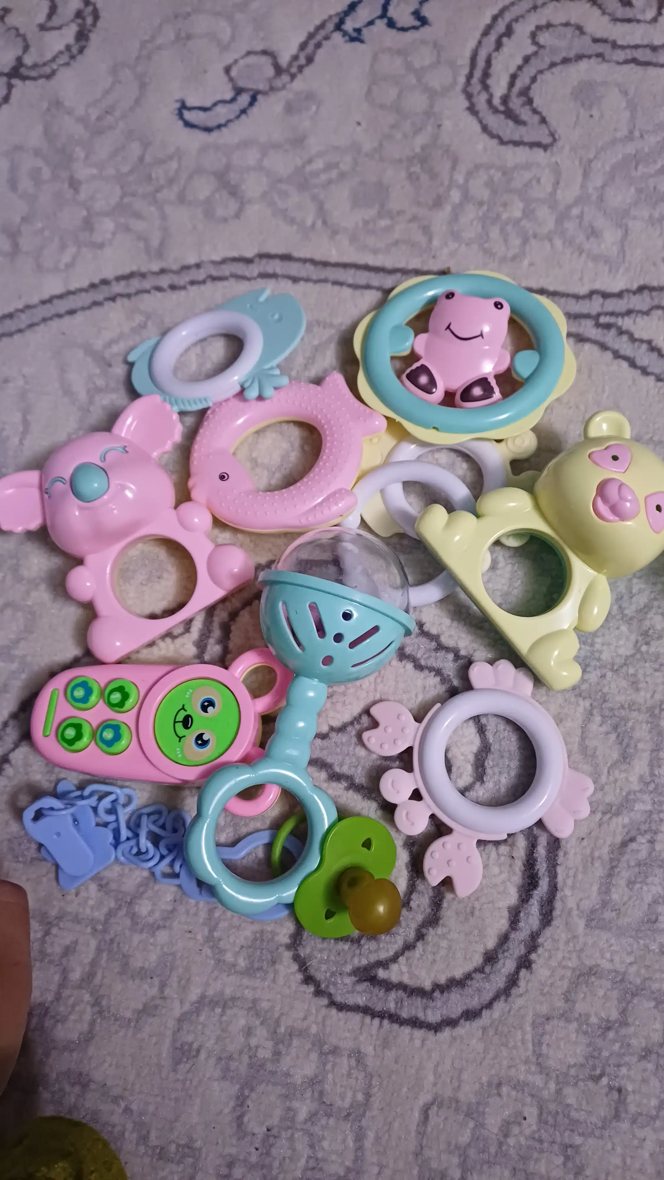 Набор погремушек для малышей Baby Rattle 0M+, развивающие игрушки