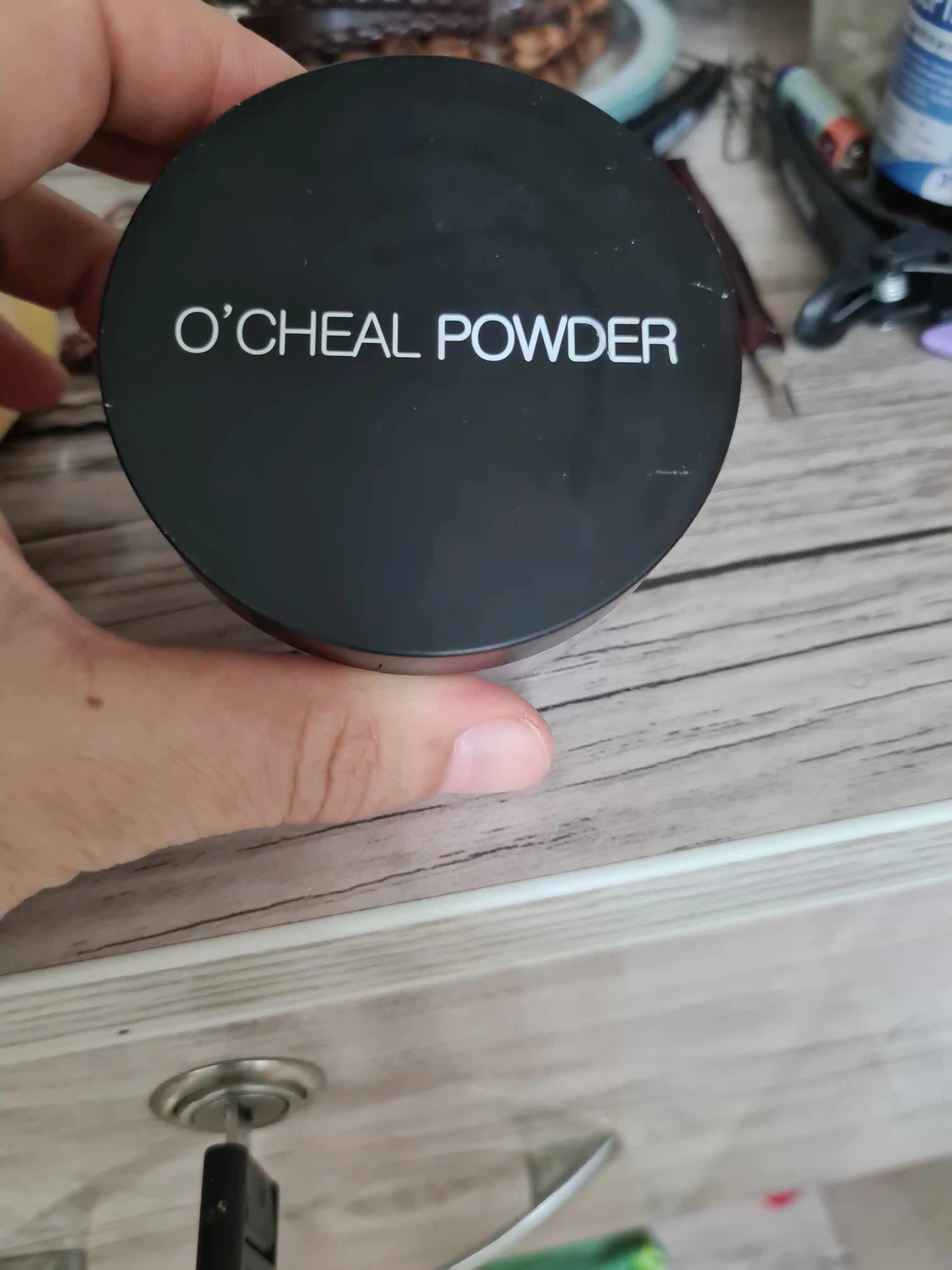 Пудра для лица рассыпчатая сияющая прозрачная матирующая OCHEAL POWDER, 15 г