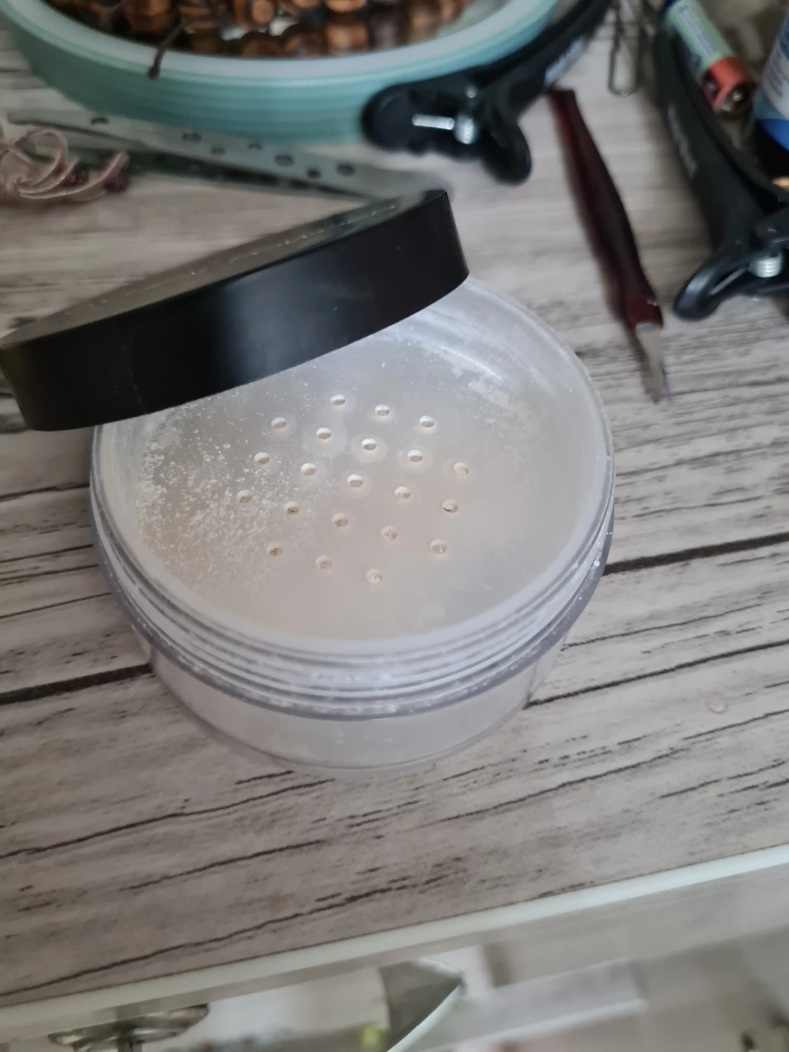 Пудра для лица рассыпчатая сияющая прозрачная матирующая OCHEAL POWDER, 15 г
