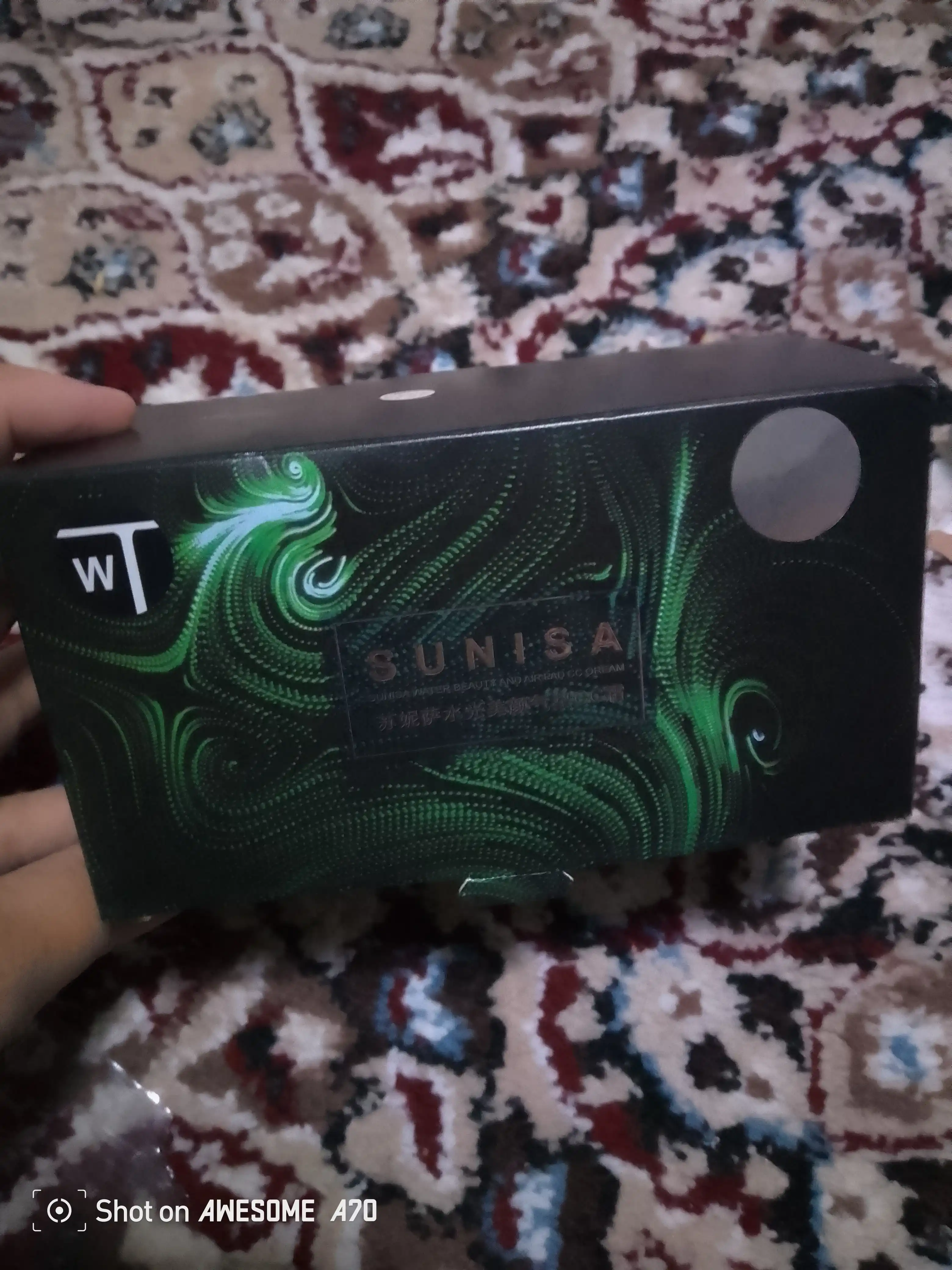 Тональный крем для лица "Sunisa", кушон водостойкий, натуральный СС-крем, 20 г