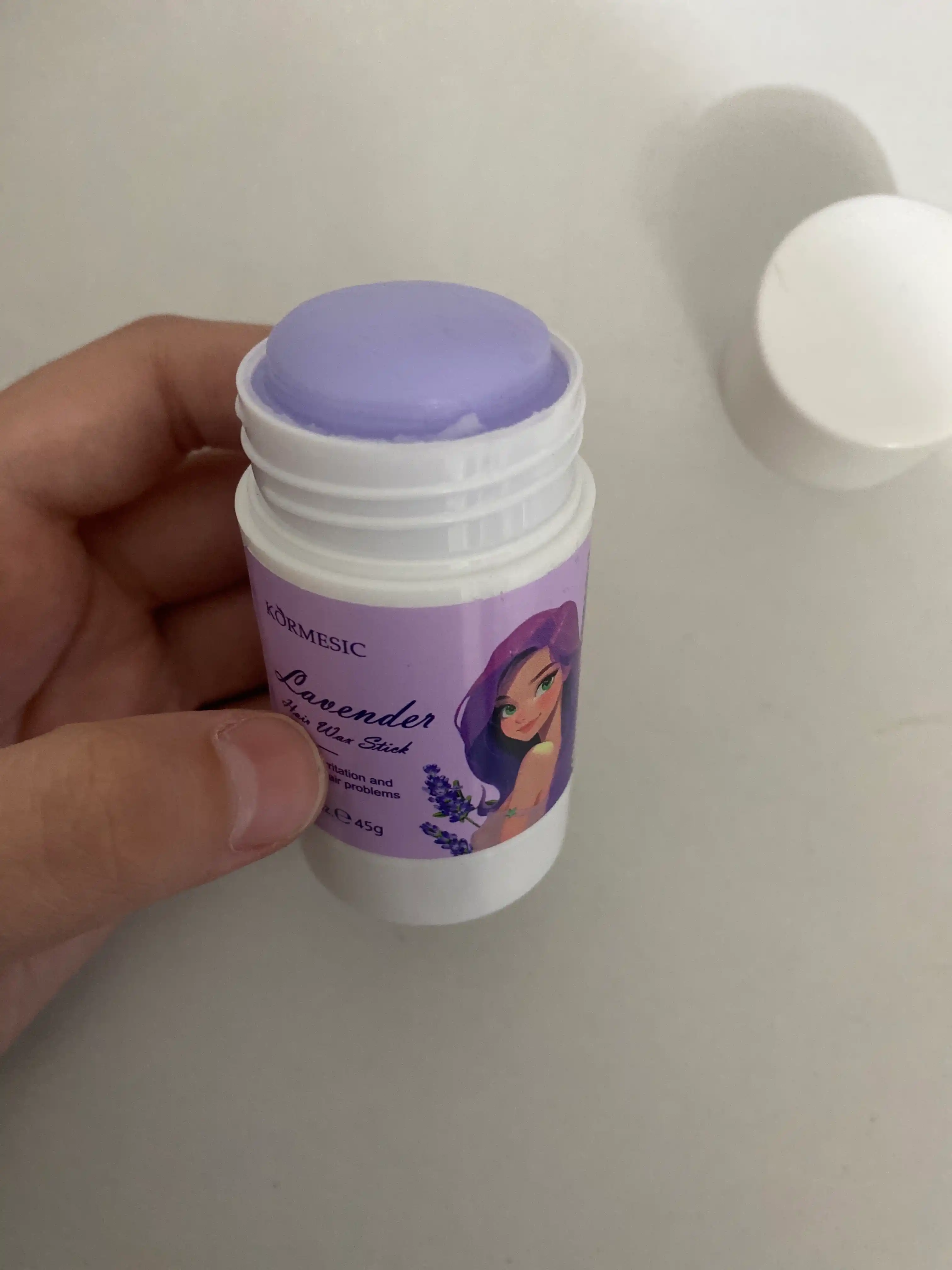 Soch turmaklash uchun tsitrus, lavanta, aloe vera, shaftoli mumi tayoqchasi 45g