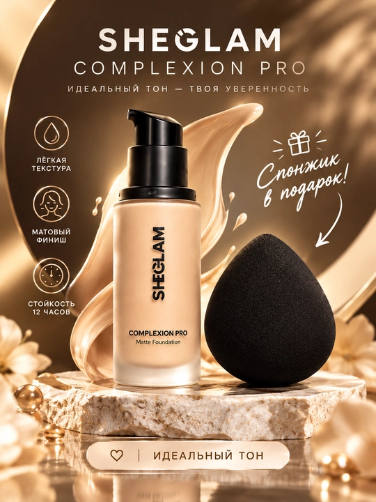 Tonal krem, teri rangini tekislaydi va oqartiradi, namlaydi, suvga chidamli, 30 ml - 