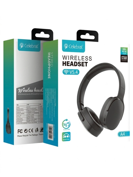 Bluetooth quloqchin A45, simsiz naushnik, 40 mm, Type-C, 16 soat