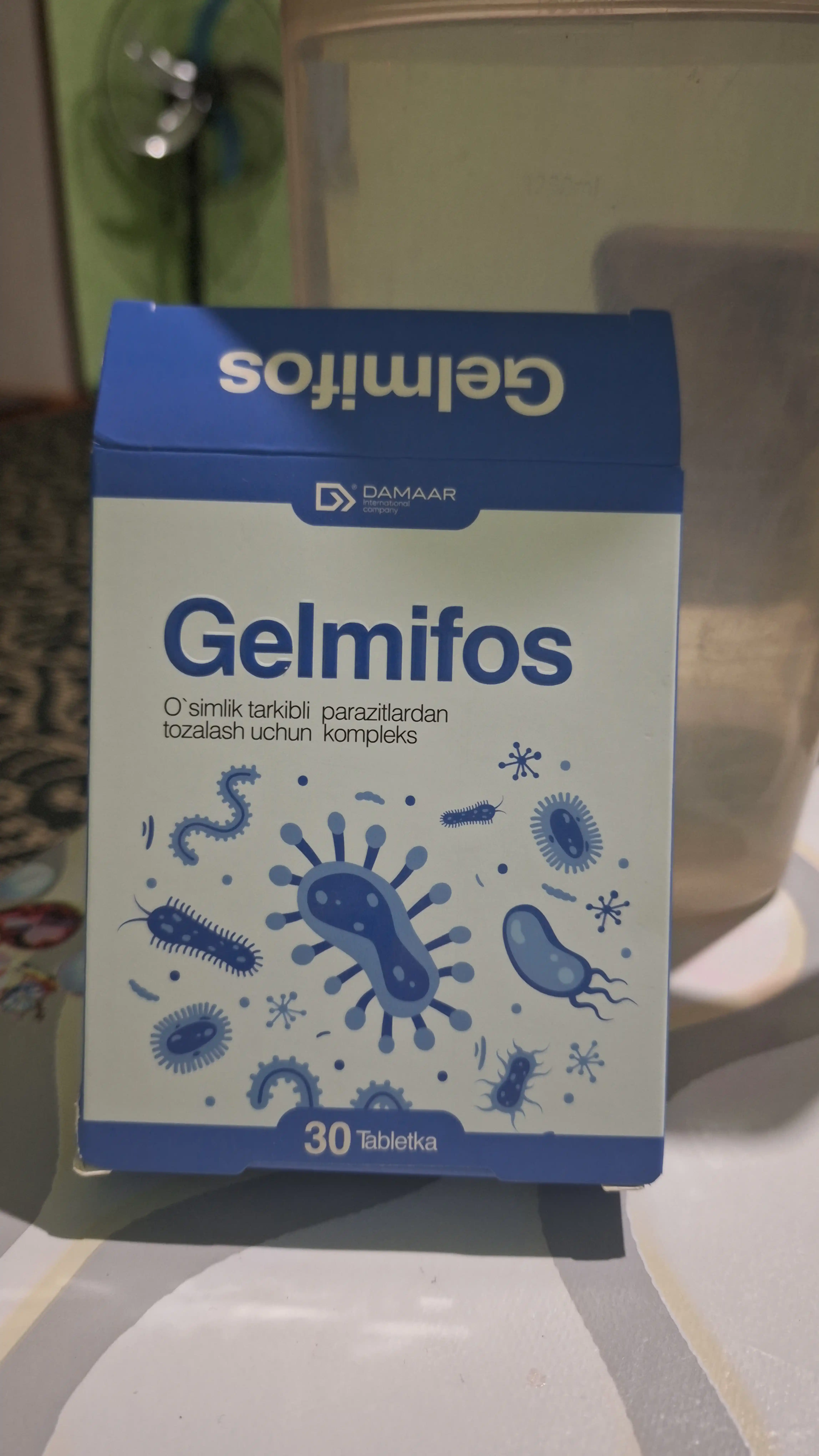 Gelmifos gijjalar va parazitlarga qarshi o‘simlik tabletkalar №30