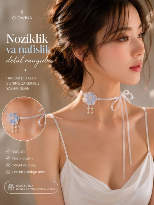 Ayollar uchun mos bo‘yin taqinchog'i - 