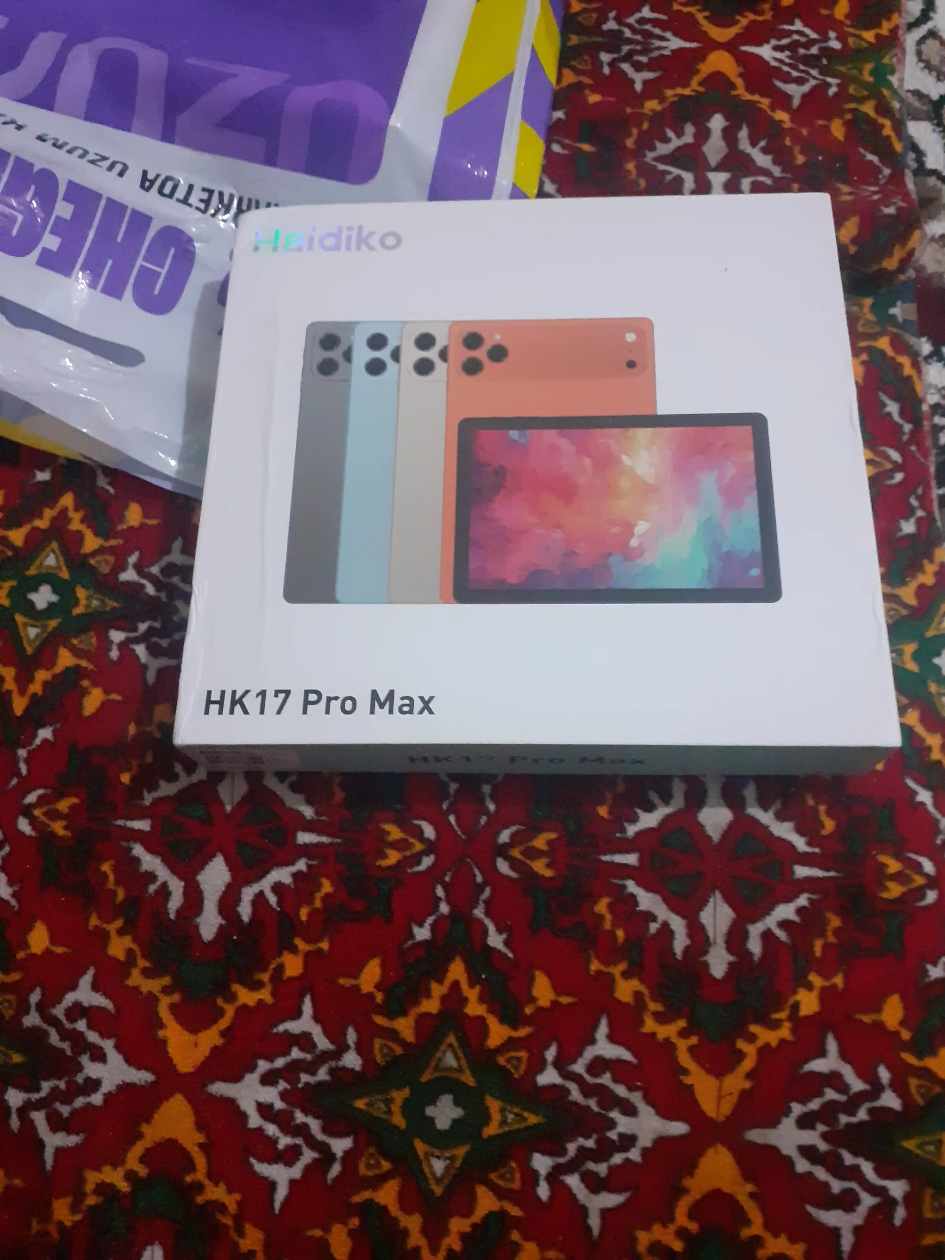 HAIDIKO 17 Pro Max, 16/1TB, Android 15, 2 SIM, UZIMEI, kafolat bilan