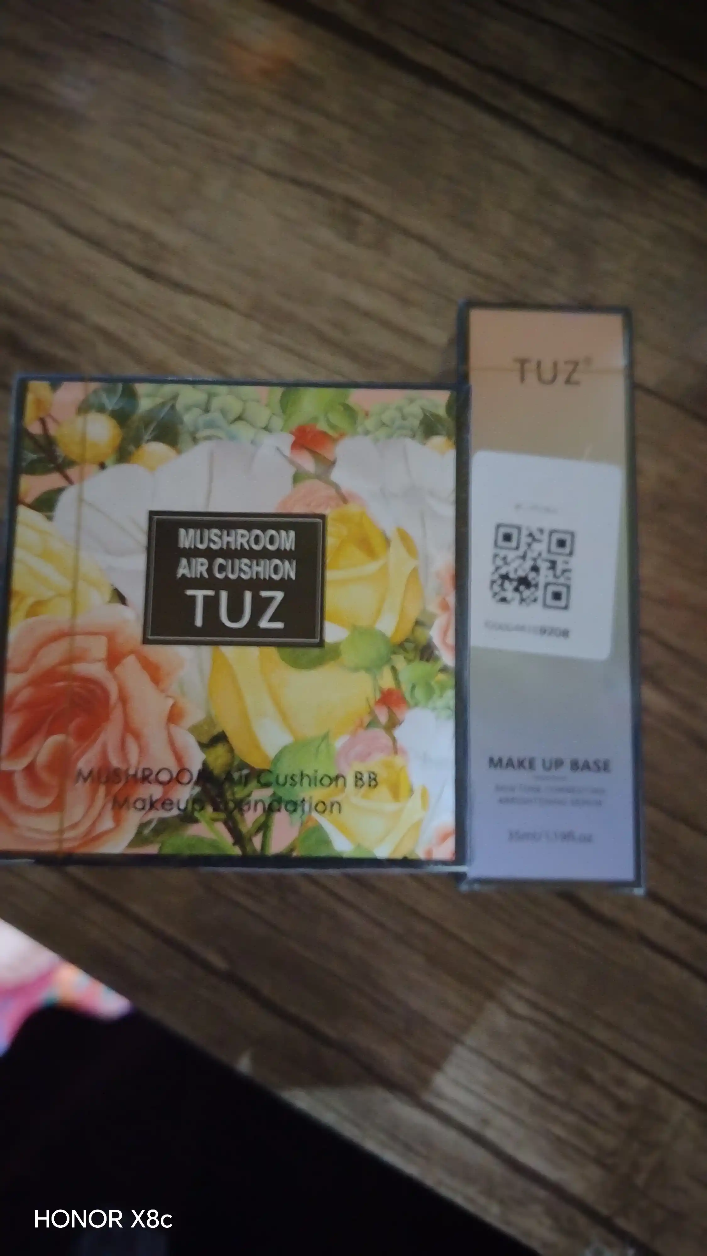 Tonal BB krem kushon TUZ Mushroom Air Cushion, yuz uchun, upa, namlovchi, 12 g