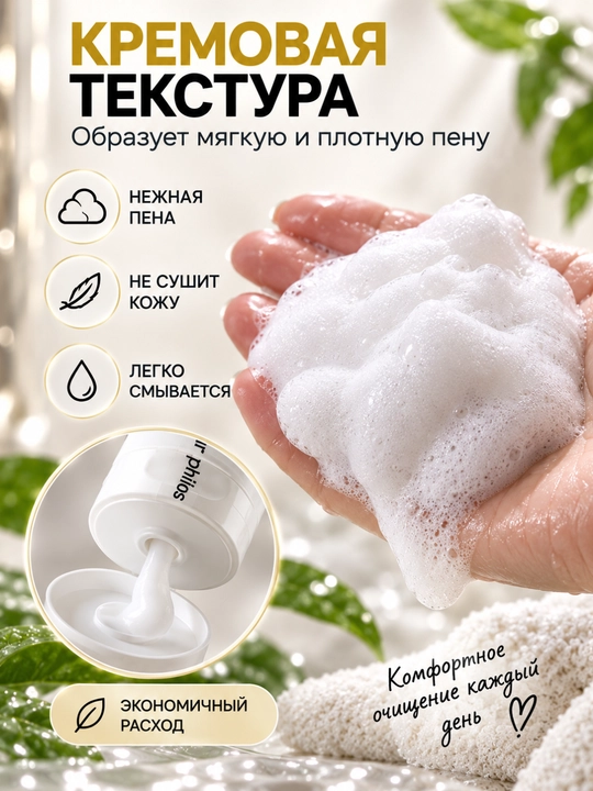 Пенка для умывания Numbuzin No.2, глубокое очищение лица и пор, кремовая текстура, 120 мл