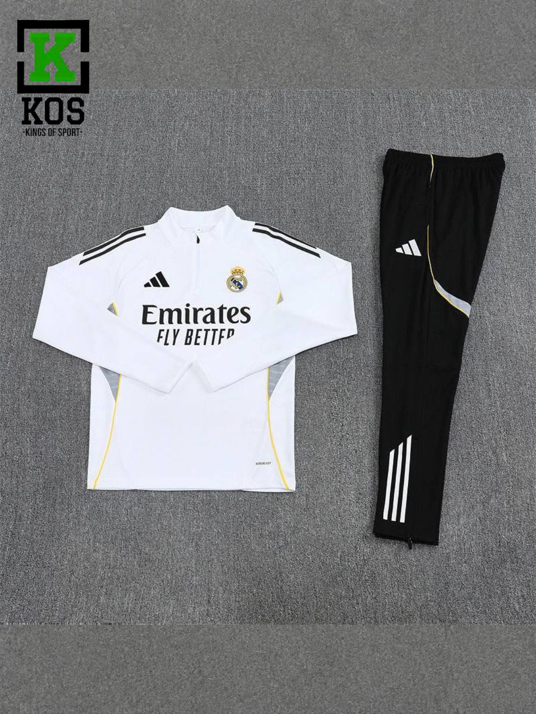 Футбольная форма Real Madrid, тренировочная, с длинным рукавом