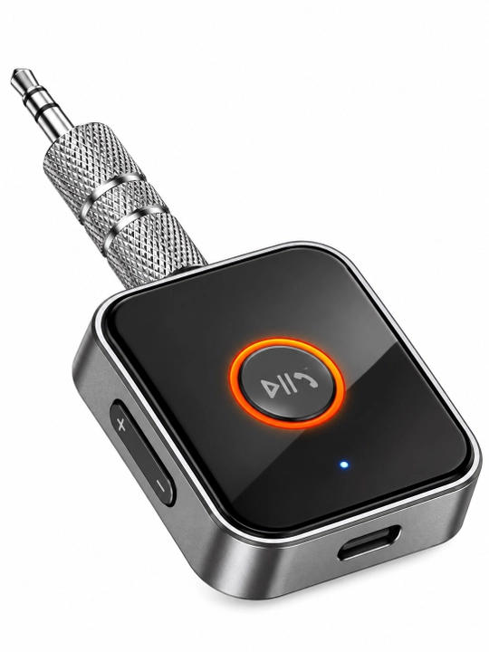 Bluetooth AUX адаптер для автомобиля Borofone, беспроводной ресивер с микрофоном в авто