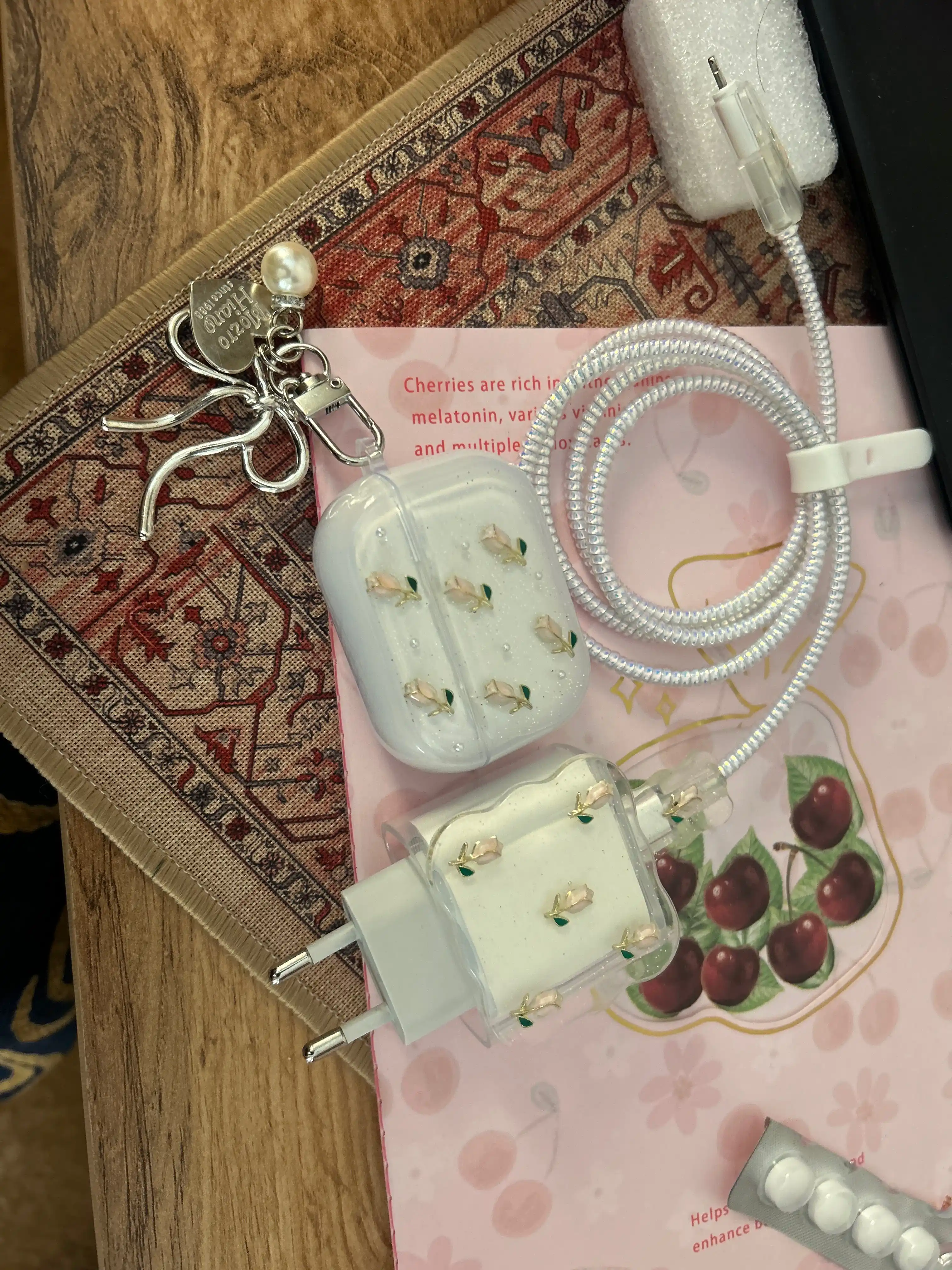 Zaradchik va kabel uchun chexol, Iphone, g‘ilof, quvvatlash, kabeli 18W/20W