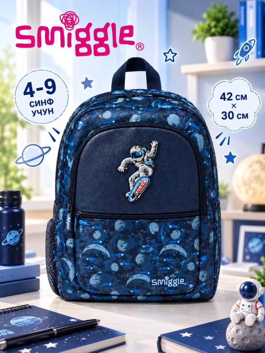 Школьный и детский рюкзак Smiggle, для прогулок и походов, для детей от 7-14 лет - 