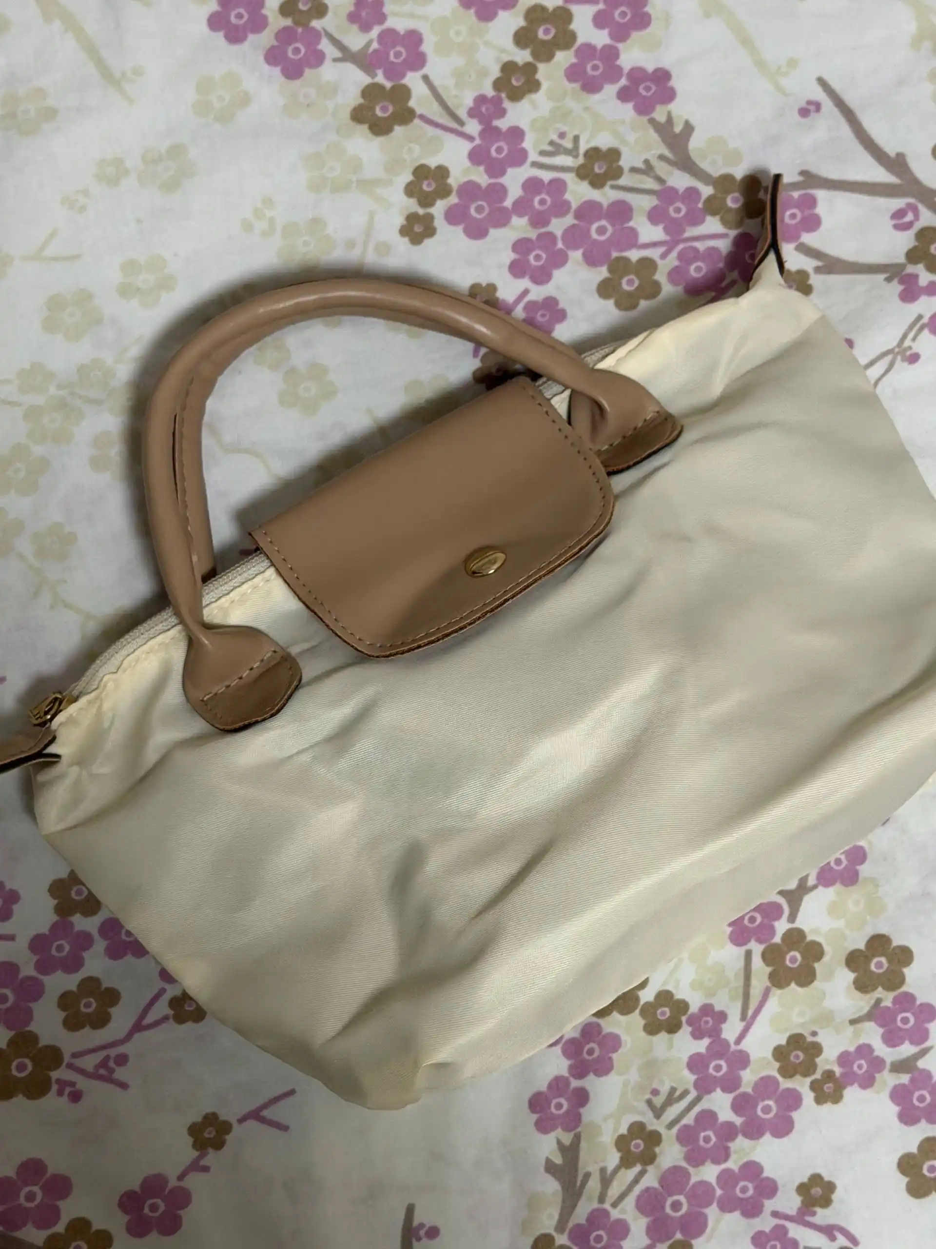 Ayollar uchun Longchamp uslubidagi sumka, oq longchamp katta razmer, kross-bodi, sumka