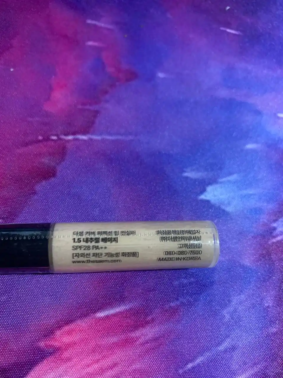 The Saem Cover Perfection Tip Concealer SPF28 PA++, консилер для лица и глаз, 6,5 г