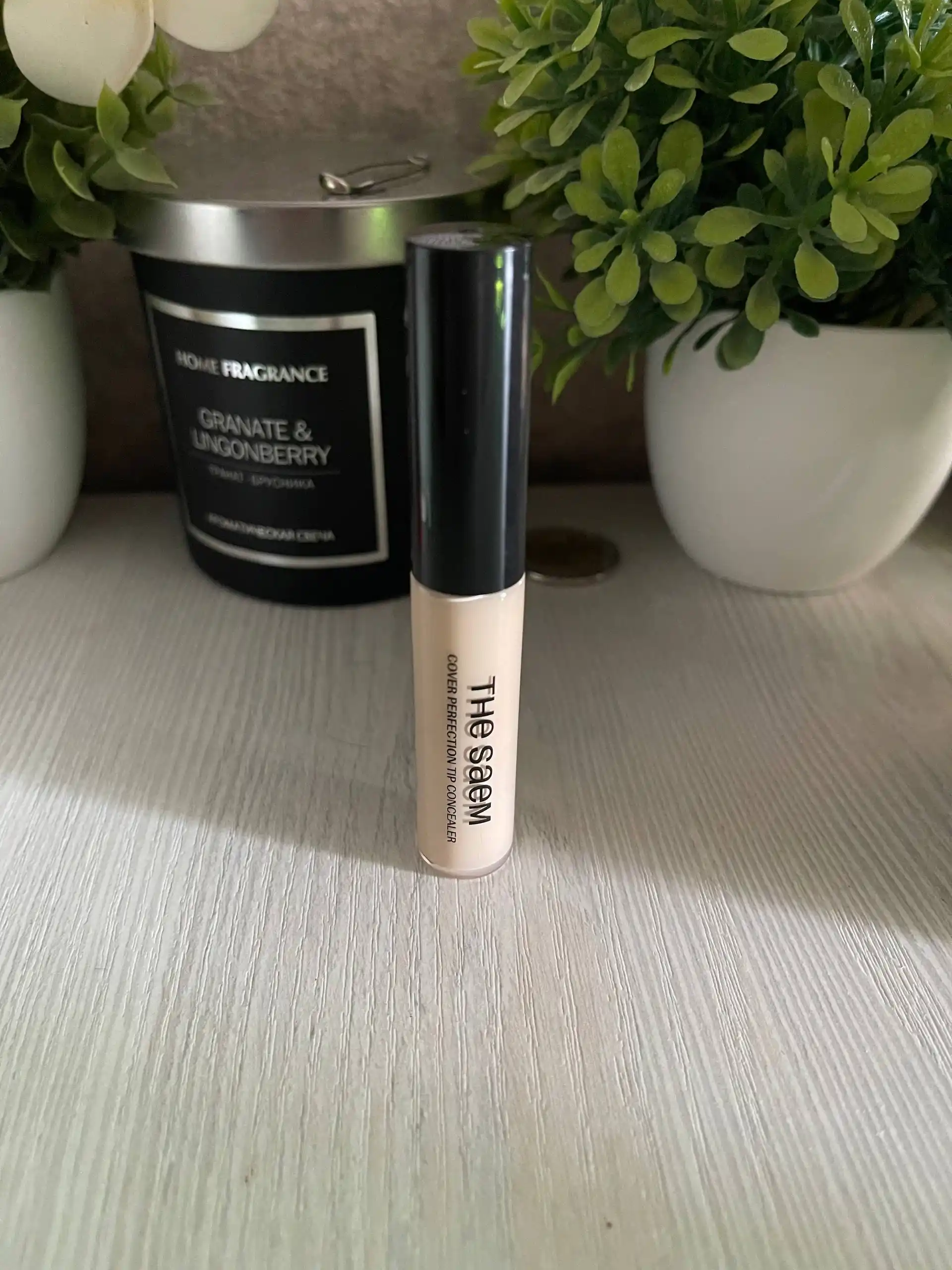The Saem Cover Perfection Tip Concealer SPF28 PA++, консилер для лица и глаз, 6,5 г