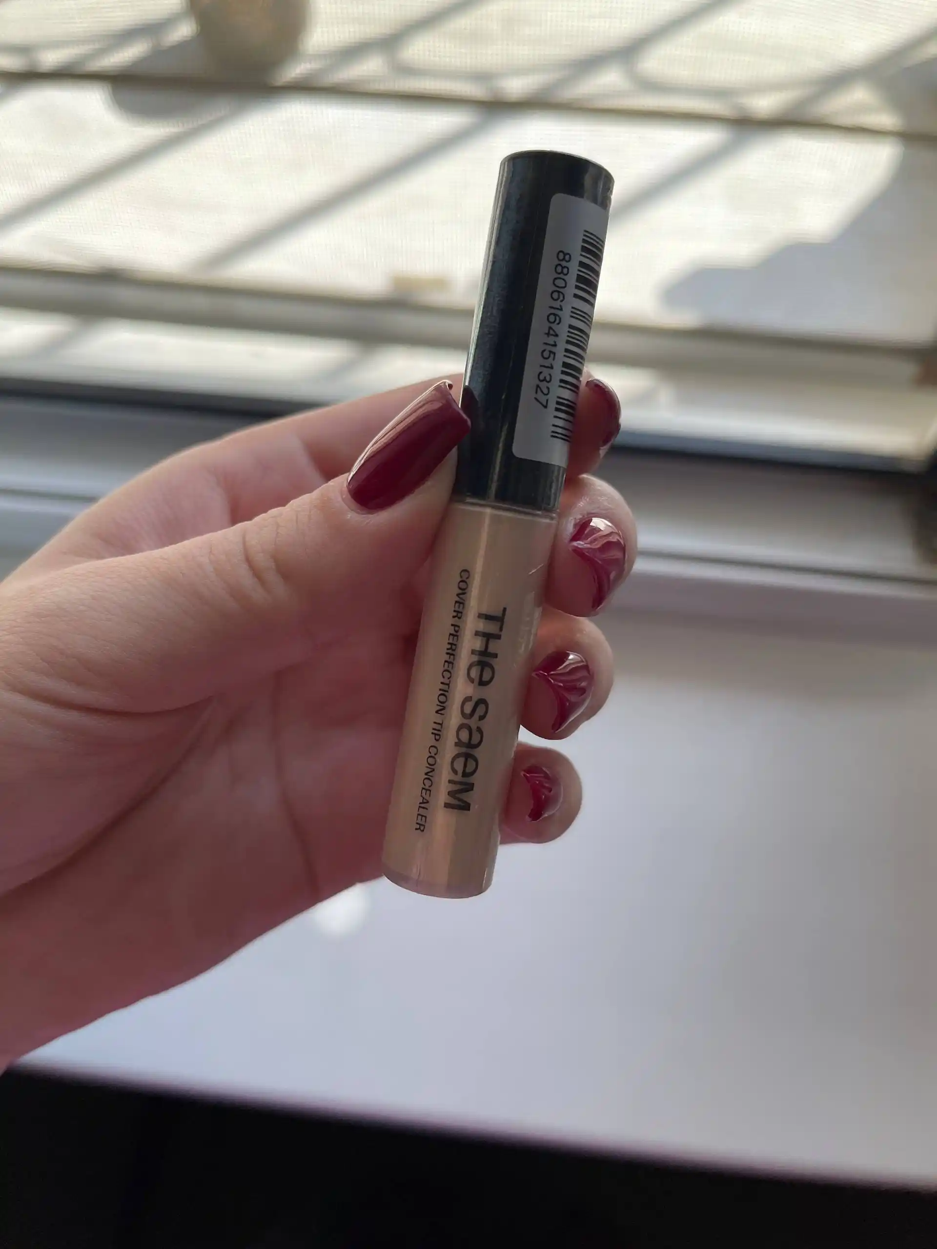 The Saem Cover Perfection Tip Concealer SPF28 PA++, консилер для лица и глаз, 6,5 г