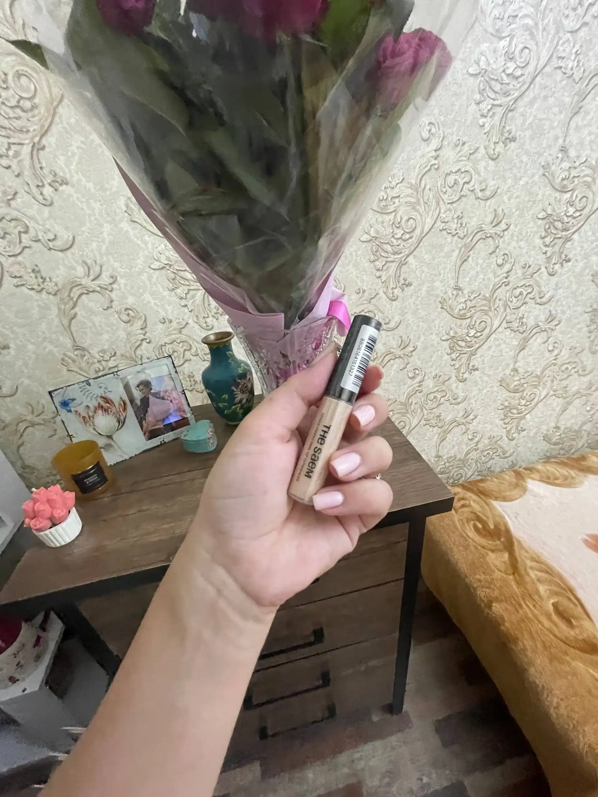 The Saem Cover Perfection Tip Concealer SPF28 PA++, консилер для лица и глаз, 6,5 г
