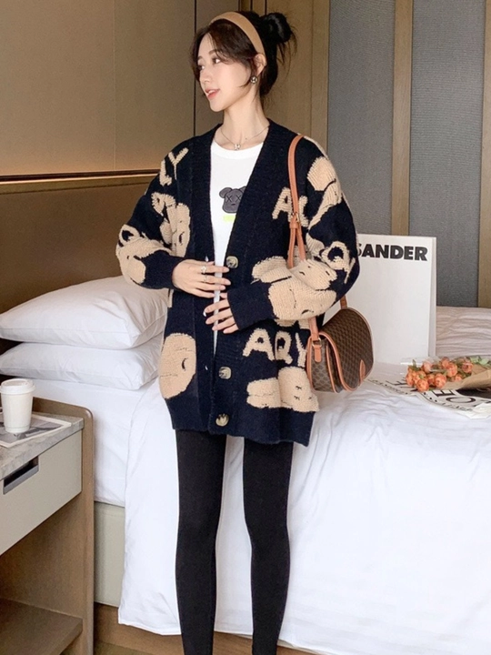 Ayollar uchun kardigan, oversize kardigan