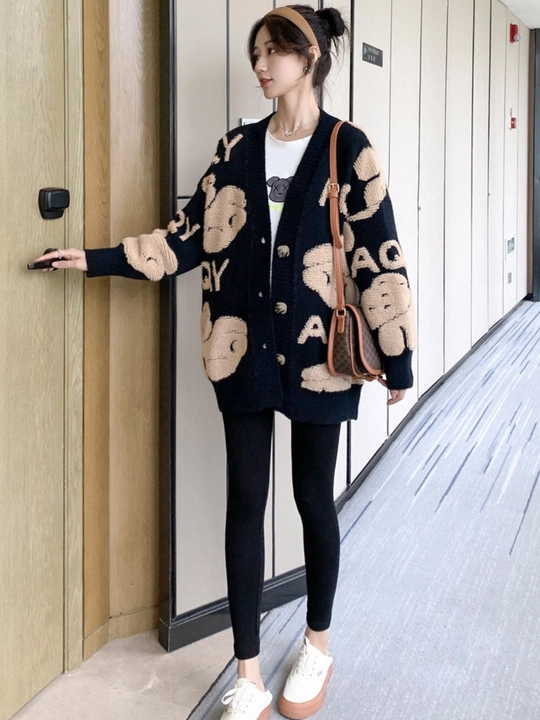 Ayollar uchun kardigan, oversize kardigan