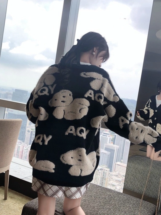 Ayollar uchun kardigan, oversize kardigan