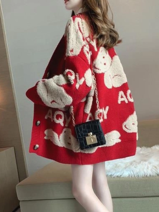 Ayollar uchun kardigan, oversize kardigan