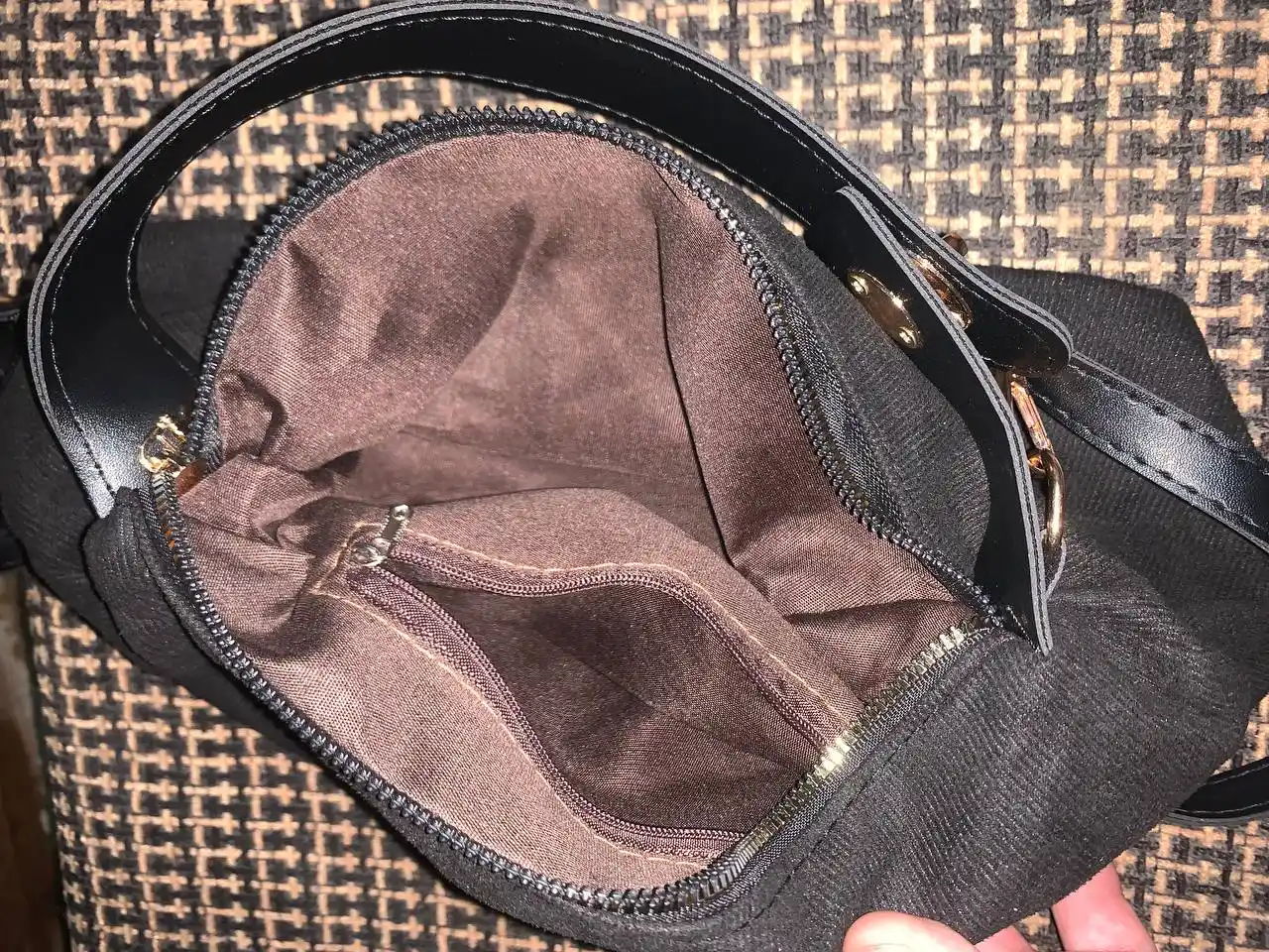 Ayollar zamshali hobo tote sumkasi, yelkaga, qisqa tutqich va uzun tasma bilan