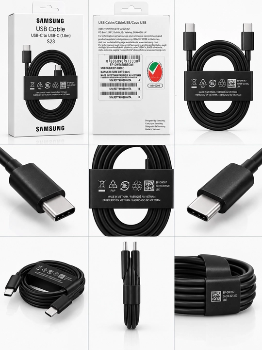 Samsung USB-C to USB-C кабель 1,8 м — для зарядки и передачи данных