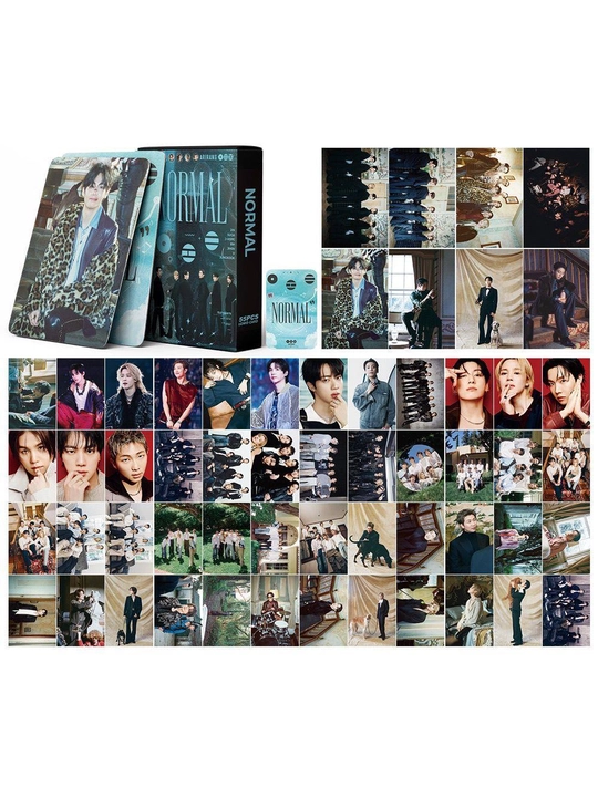 BTS kolleksion Lomo kartalari, 55 ta Lomo karta, Arirang, Normal, himoya g‘iloflari sovg‘a