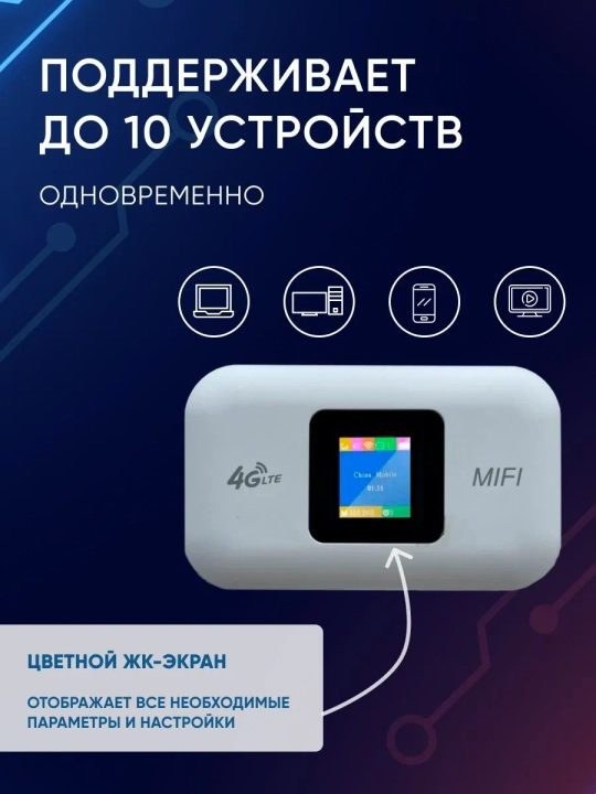 Cho'ntak Wi-Fi, router, sim kartalik wi fi router, 4G, LTE