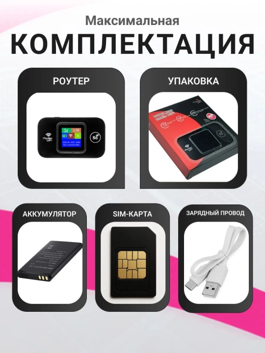 Cho'ntak Wi-Fi, router, sim kartalik wi fi router, 4G, LTE
