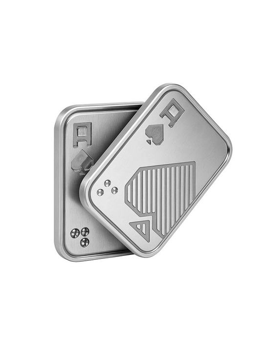 Poker Card — metall magnitli EDC slayder, antistress-fidjet