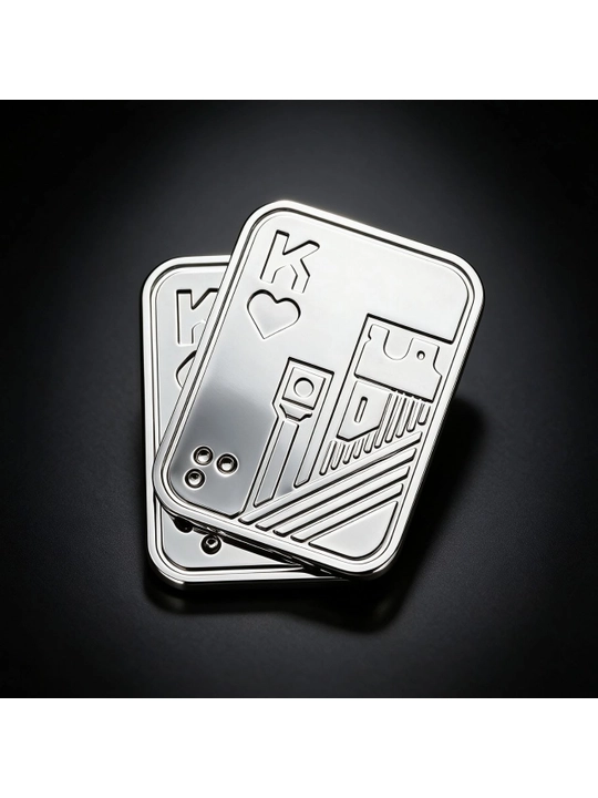 Poker Card — metall magnitli EDC slayder, antistress-fidjet