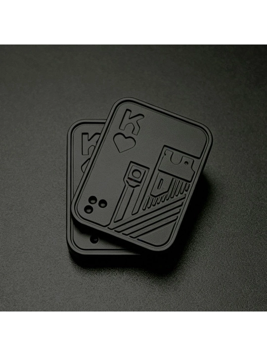 Poker Card — metall magnitli EDC slayder, antistress-fidjet