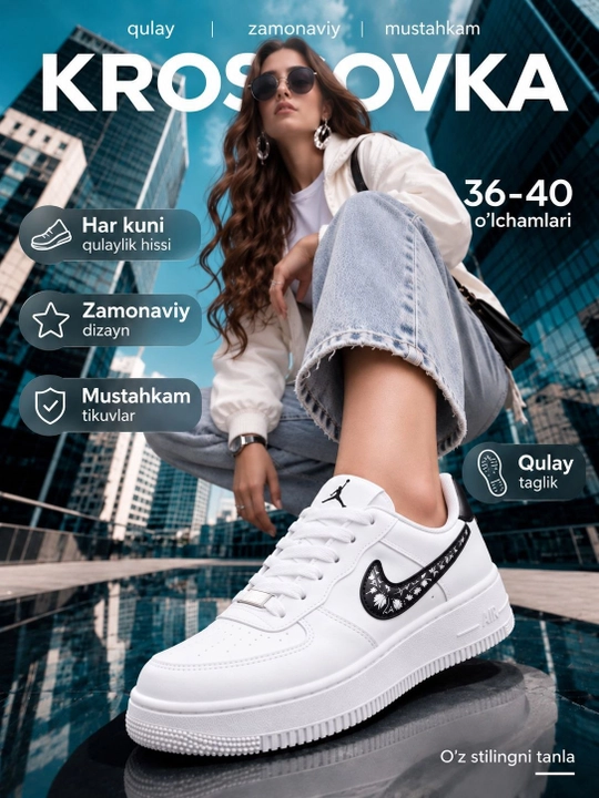 Ayollar krossovkasi, kuz uchun oyoq kiyim, yomgirga mos krasovka, ayollar uchun oyoq kiyim