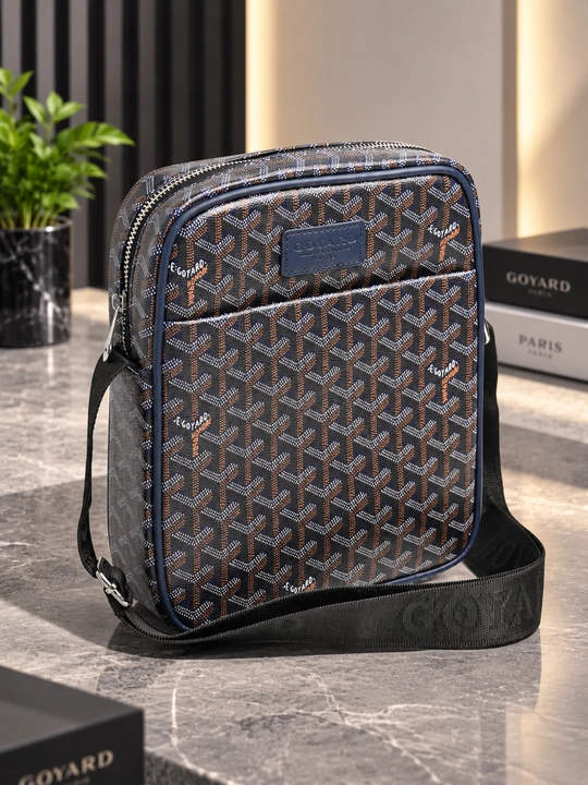 Мужская сумка через плечо, кросс-боди, в премиальном стиле Goyard - 