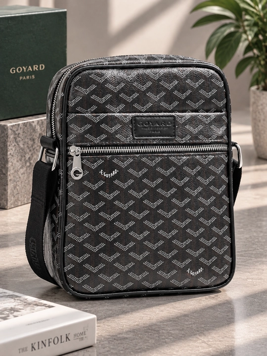 Мужская сумка через плечо, кросс-боди, в премиальном стиле Goyard - 