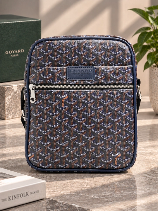 Мужская сумка через плечо, кросс-боди, в премиальном стиле Goyard