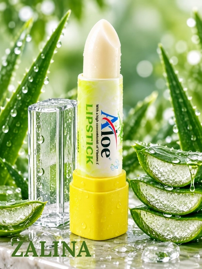 Aloe vera va E vitamini qo‘shilgan, namlovchi va yumshatuvchi lab balzami