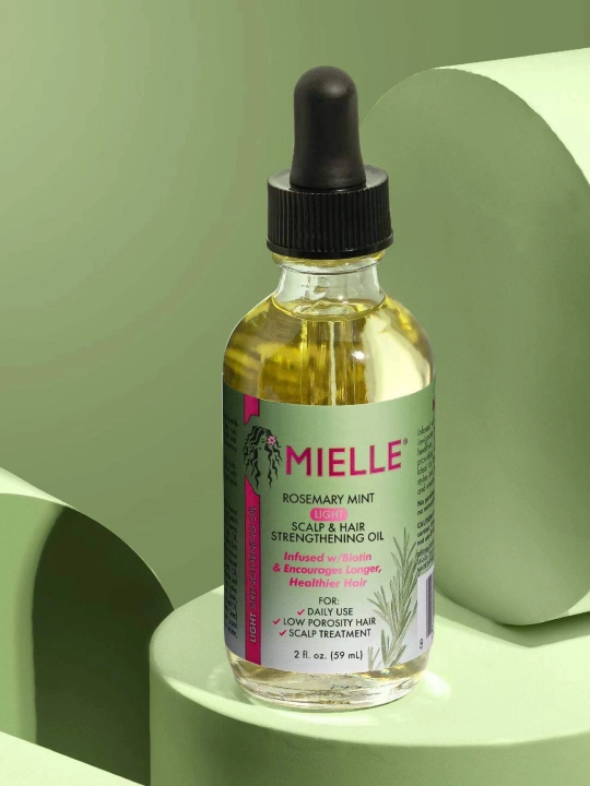 Укрепляющее масло для волос Mielle с розмарином, мятой и биотином (59 мл)