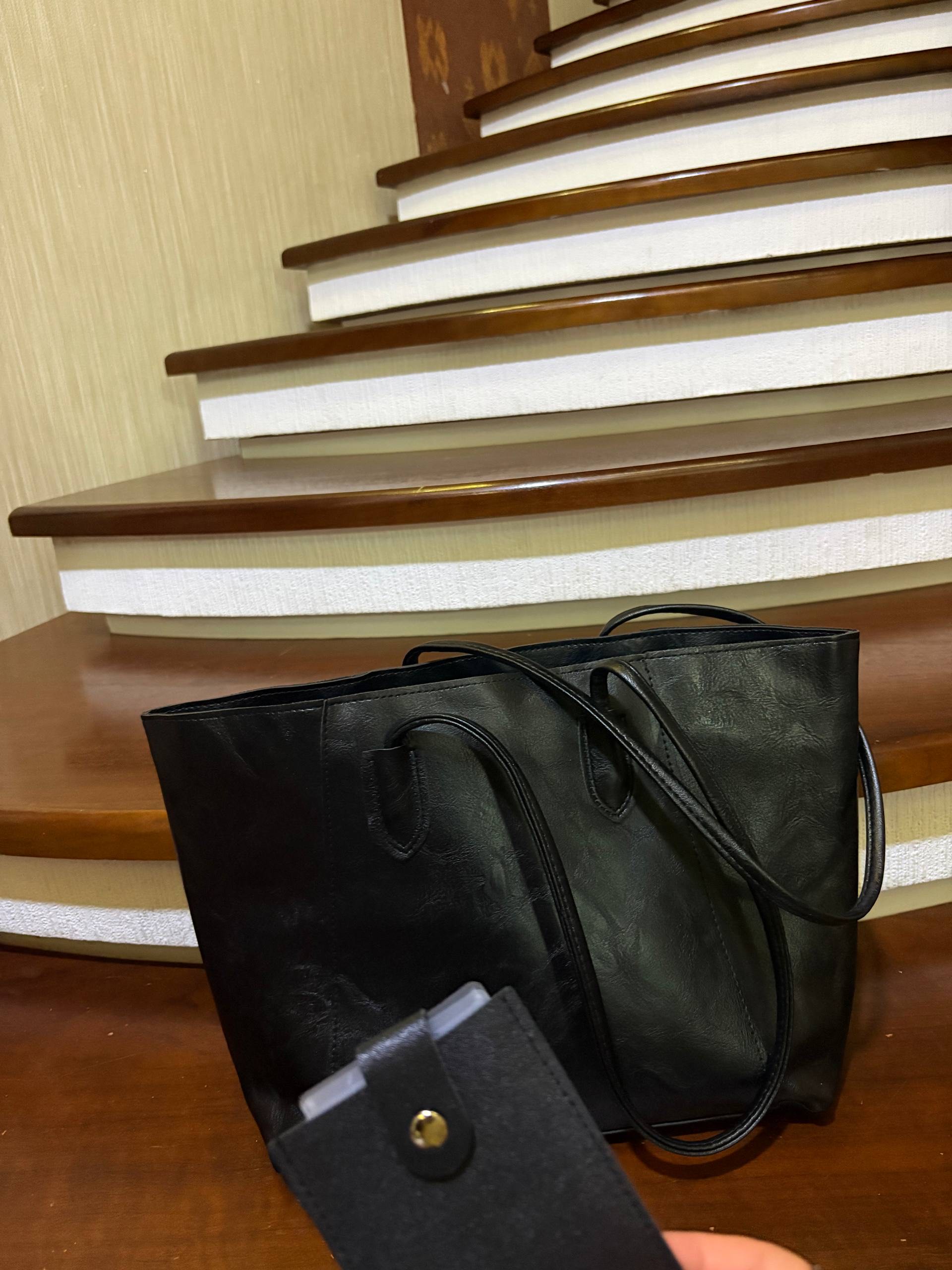 Ayollar uchun A4 shopper sumka, yelkaga osiladigan, sig‘imli kundalik, ish va o‘qish uchun